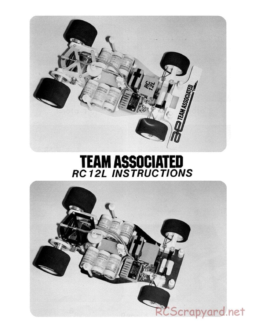 Team Associated - RC12L - Manual - Page 1