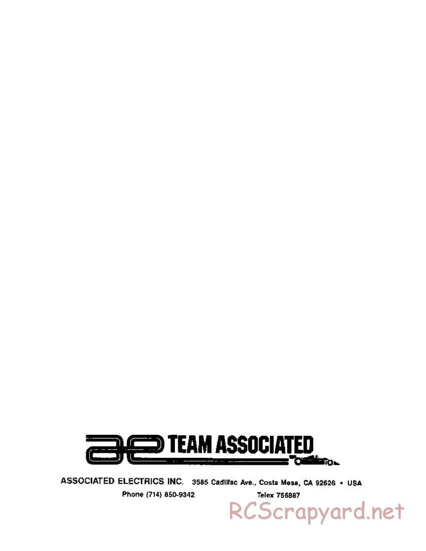 Team Associated - RC12L - Manual - Page 25