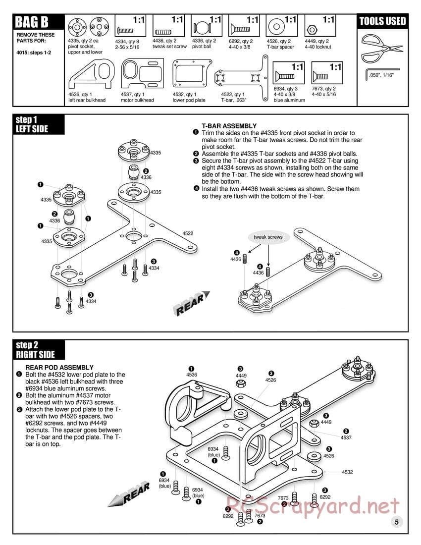 Team Associated - RC12L3 - Manual - Page 5