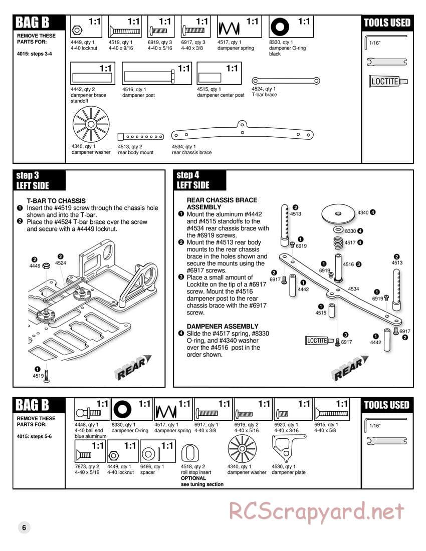 Team Associated - RC12L3 - Manual - Page 6