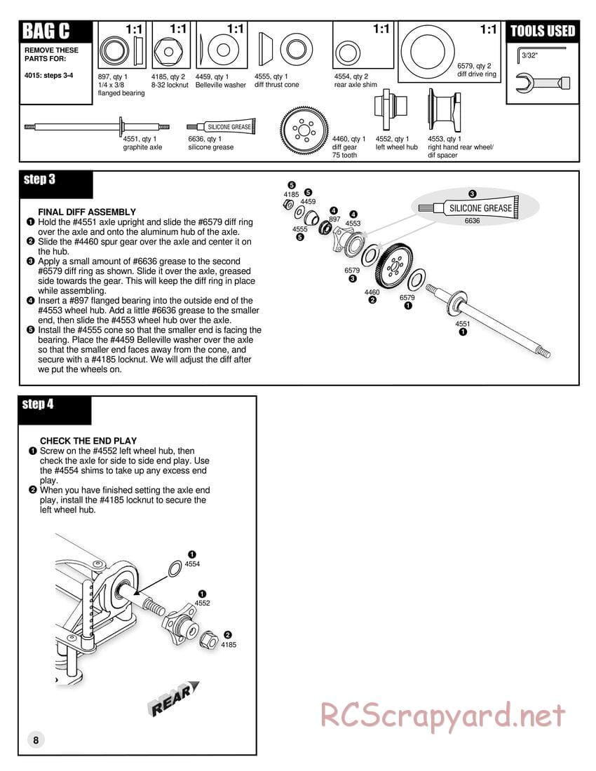Team Associated - RC12L3 - Manual - Page 8