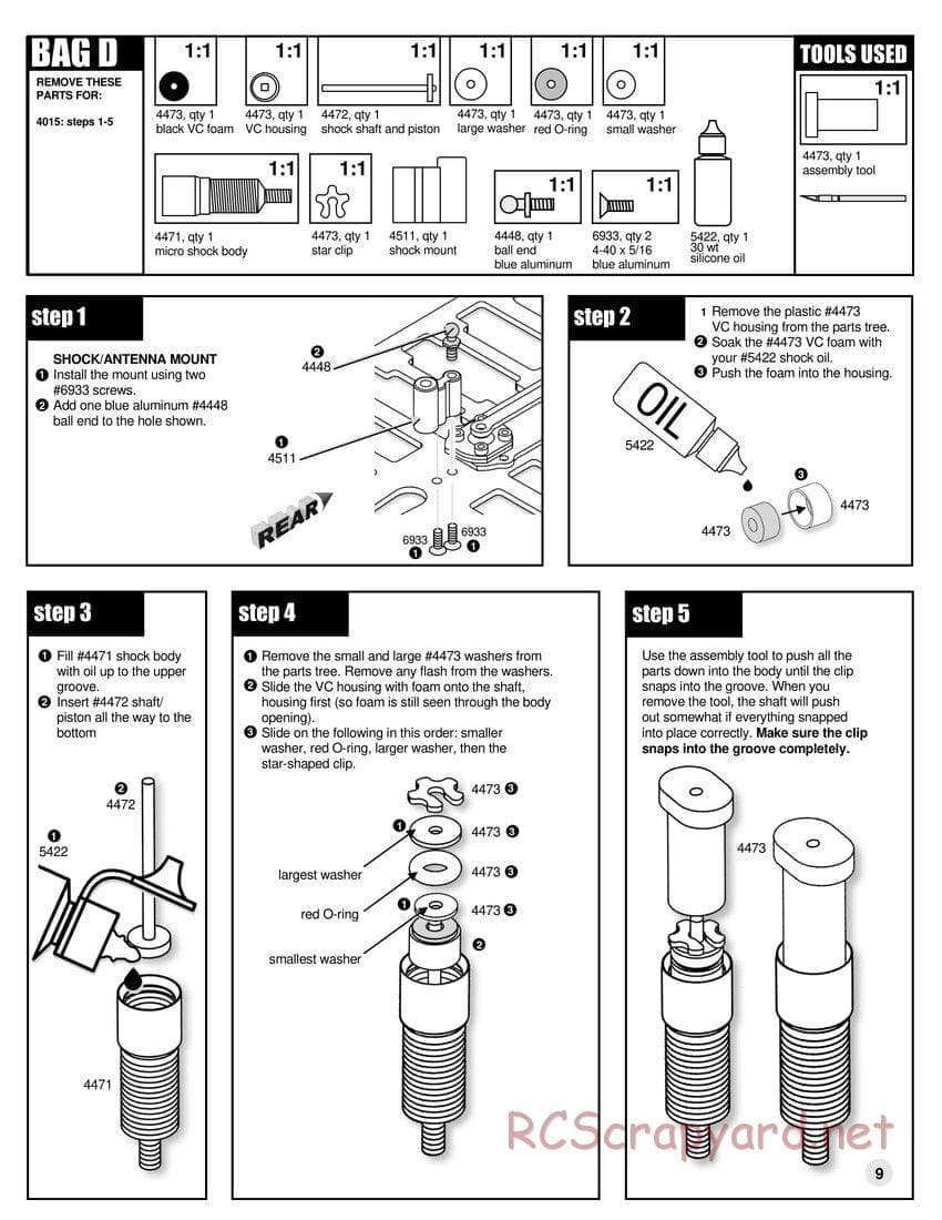 Team Associated - RC12L3 - Manual - Page 9