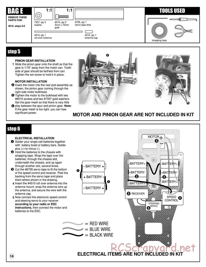 Team Associated - RC12L3 - Manual - Page 14