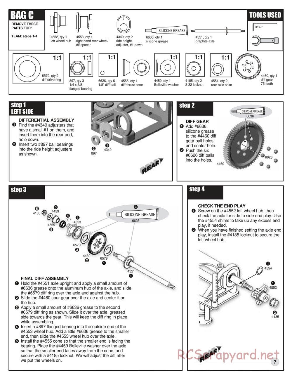 Team Associated - RC12L3O - Manual - Page 7