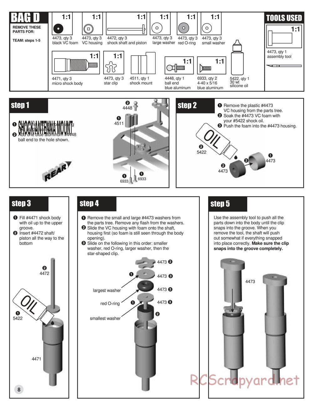 Team Associated - RC12L3O - Manual - Page 8