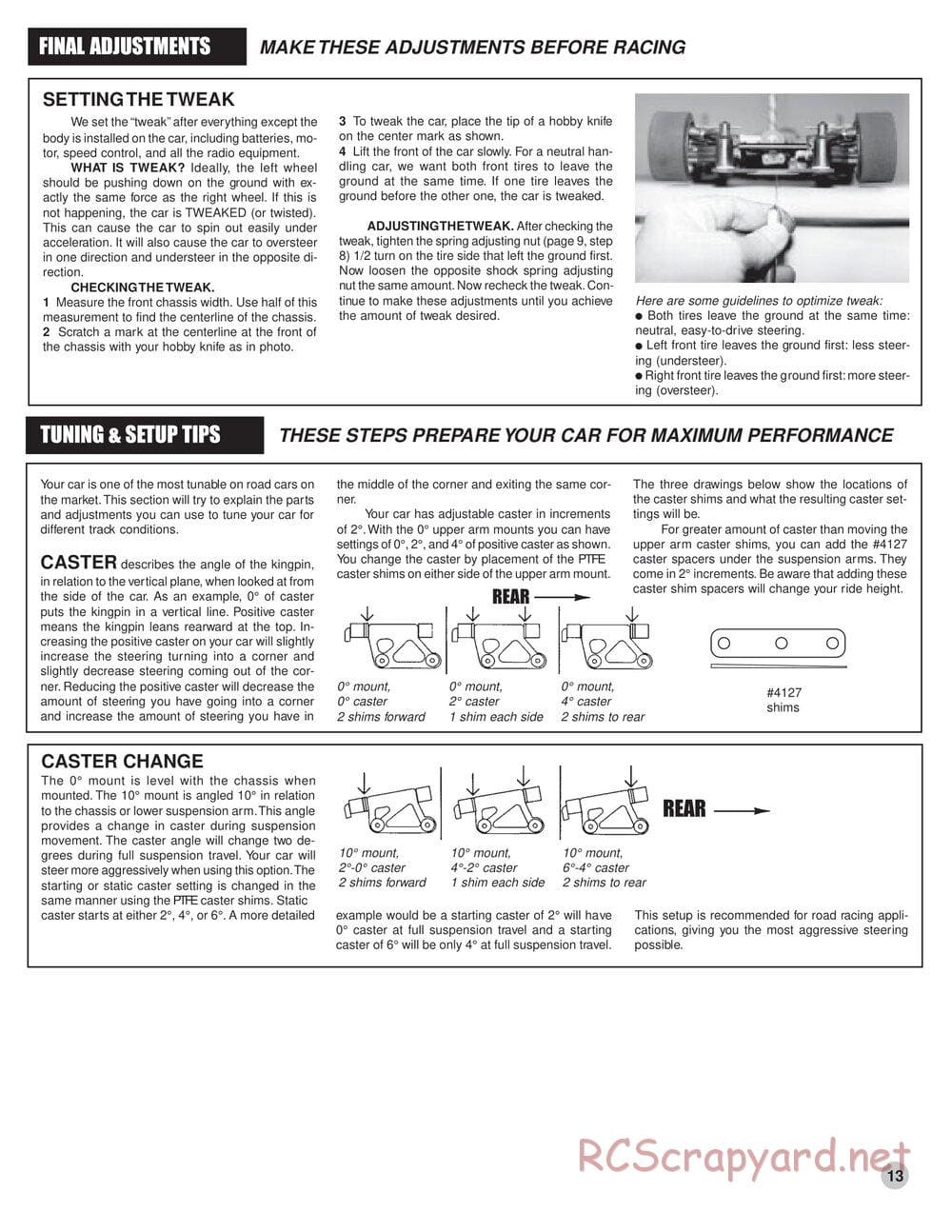 Team Associated - RC12L3O - Manual - Page 13