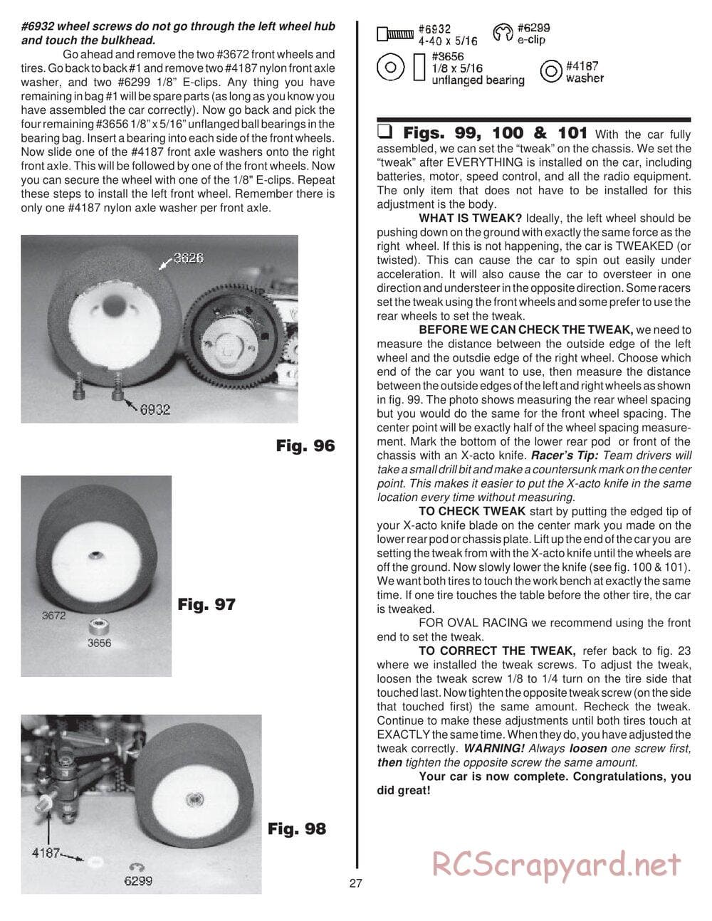 Team Associated - RC12LC - Manual - Page 24