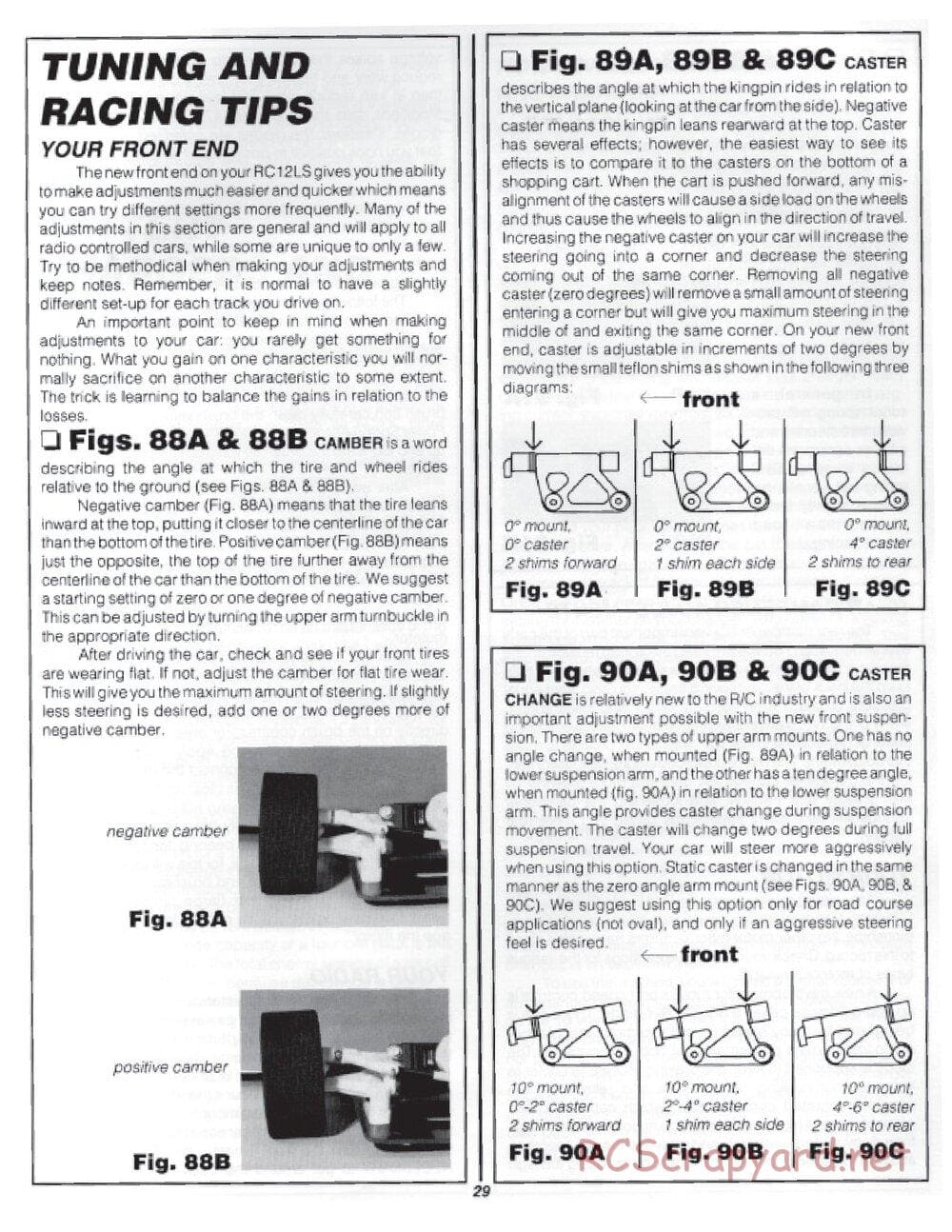 Team Associated - RC12LS - Manual - Page 28