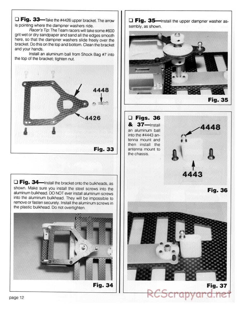 Team Associated - RC12LW - Manual - Page 12