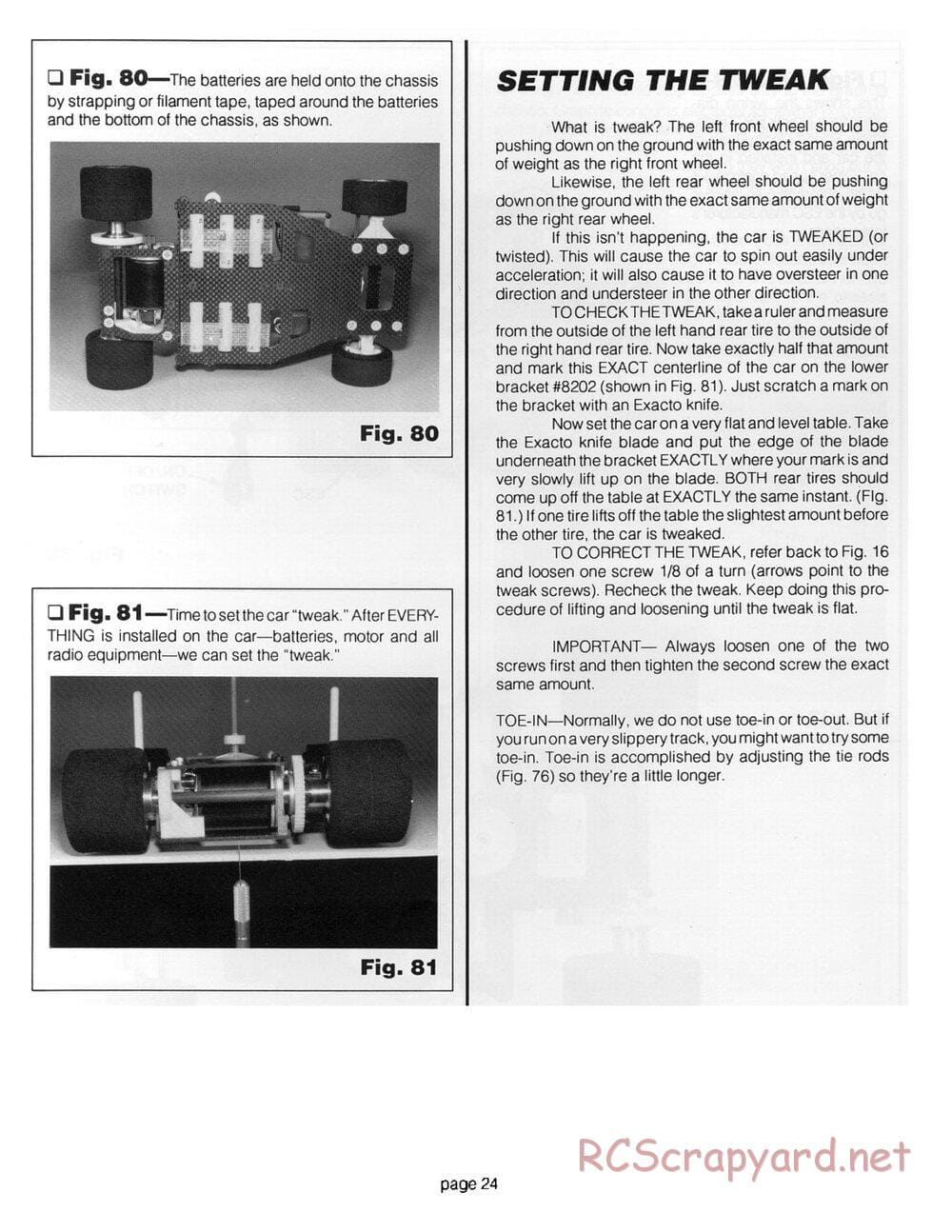 Team Associated - RC12LW - Manual - Page 24