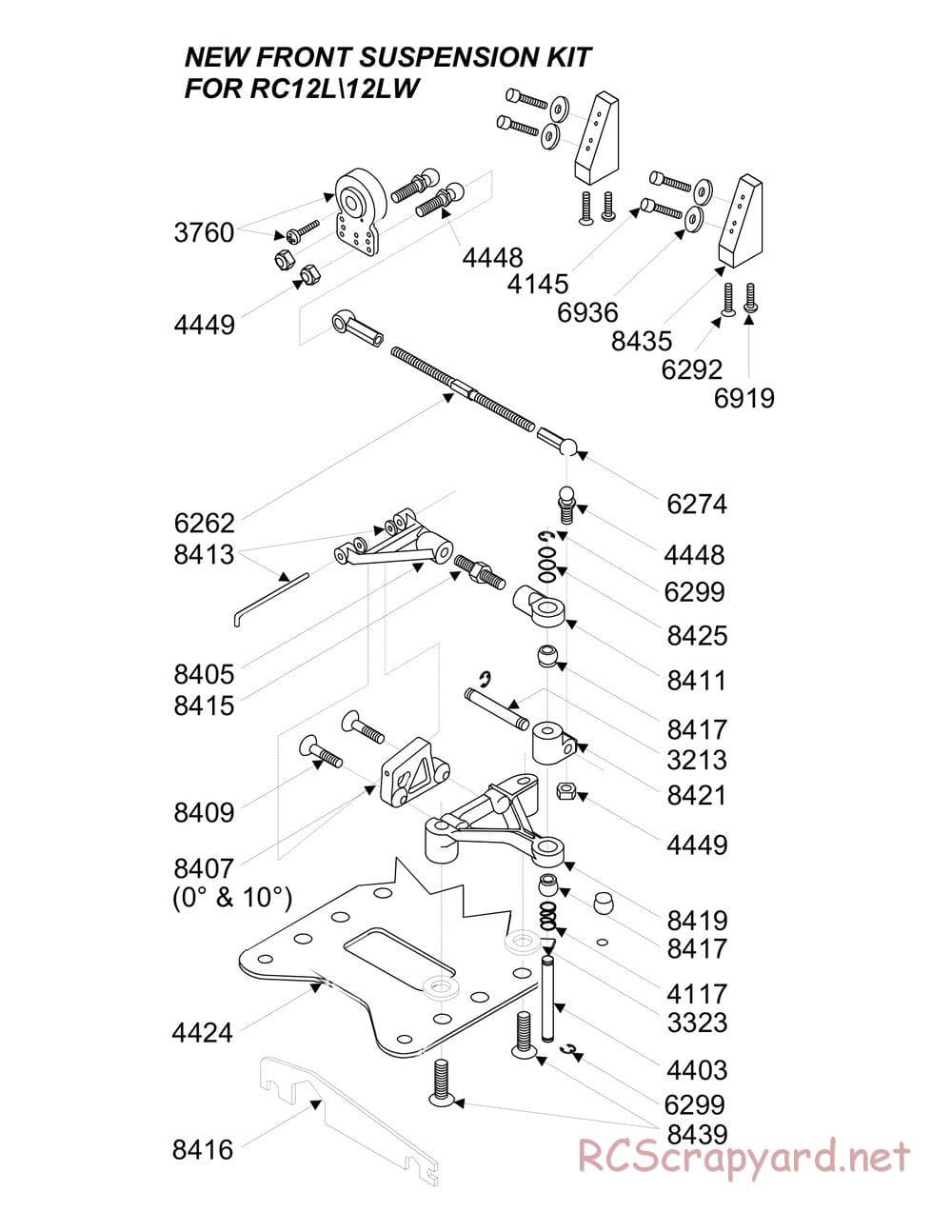 Team Associated - RC12LW - Exploded View-2