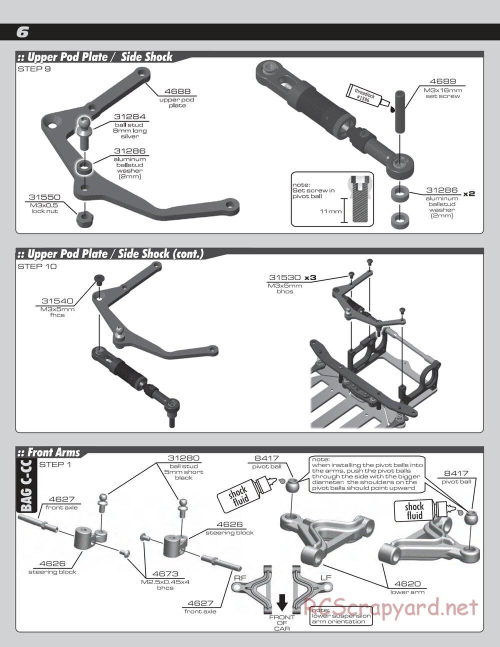 Team Associated - RC12R5.1 Factory Team - Manual - Page 6