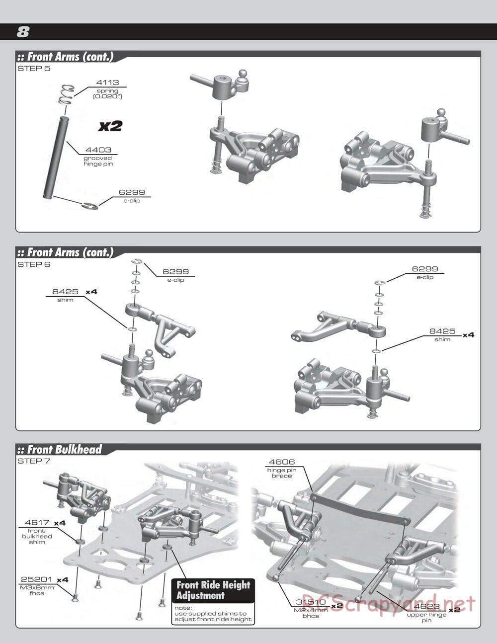 Team Associated - RC12R5.1 Factory Team - Manual - Page 8
