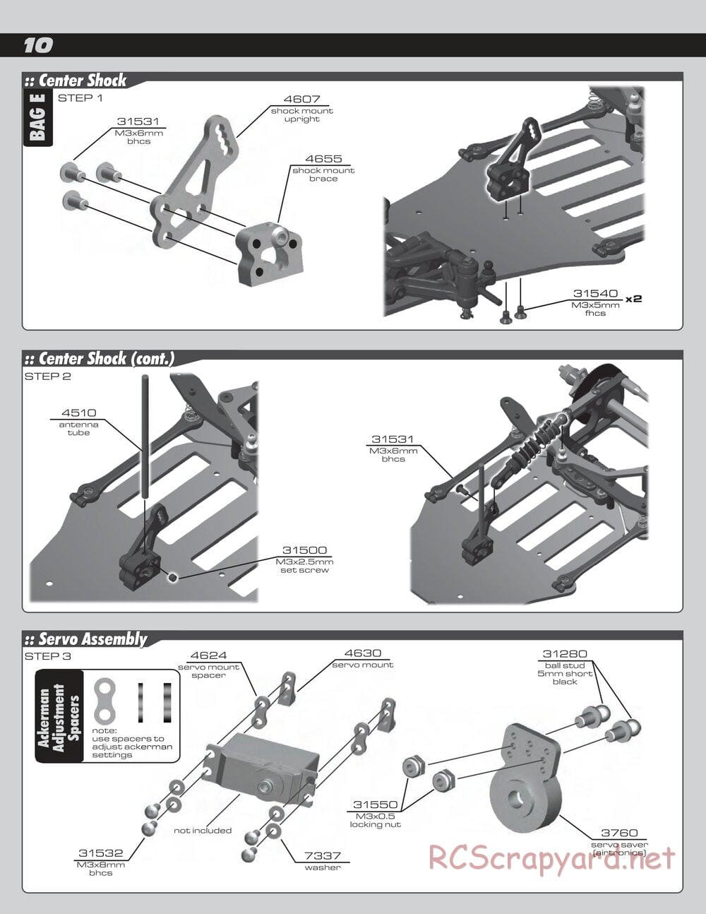 Team Associated - RC12R5.1 Factory Team - Manual - Page 10
