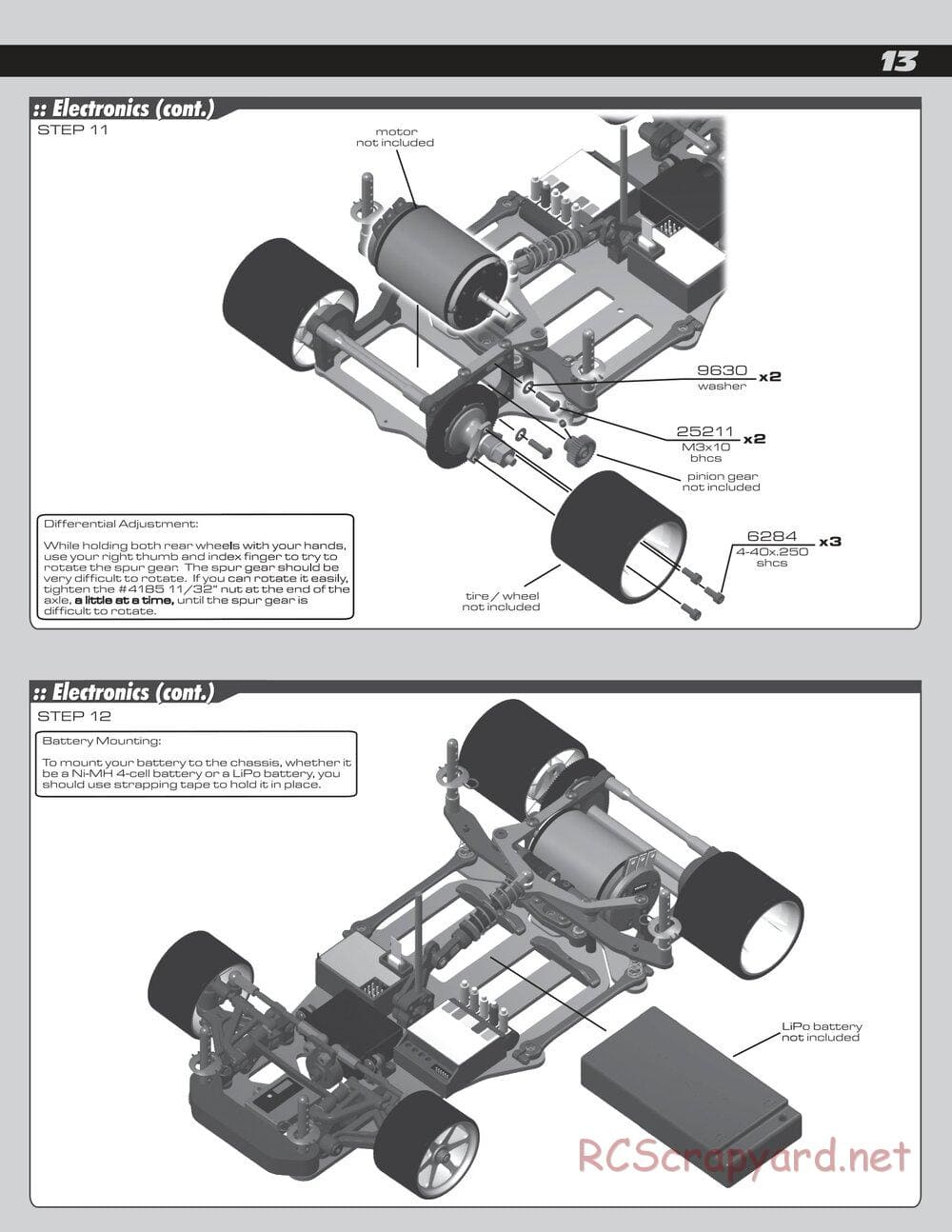 Team Associated - RC12R5.1 Factory Team - Manual - Page 13