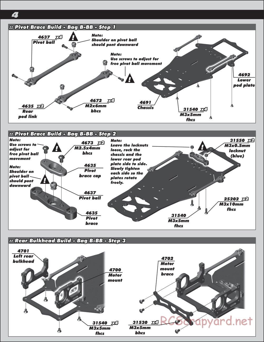 Team Associated - RC12R5.2 Factory Team - Manual - Page 4