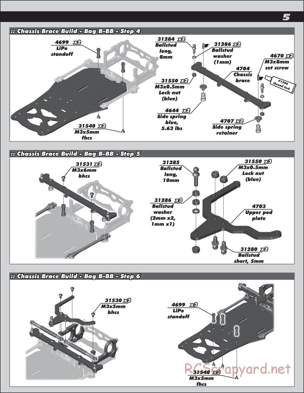 Team Associated - RC12R5.2 Factory Team - Manual - Page 5