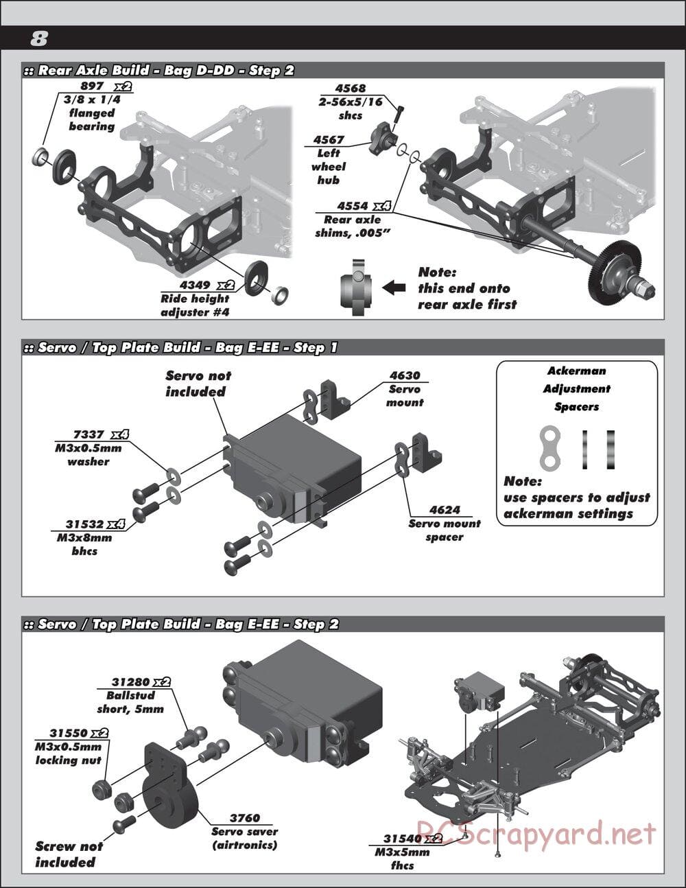 Team Associated - RC12R5.2 Factory Team - Manual - Page 8