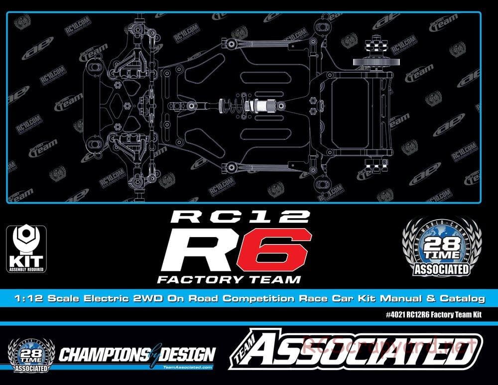 Team Associated - RC12R6 Factory Team - Manual - Page 1
