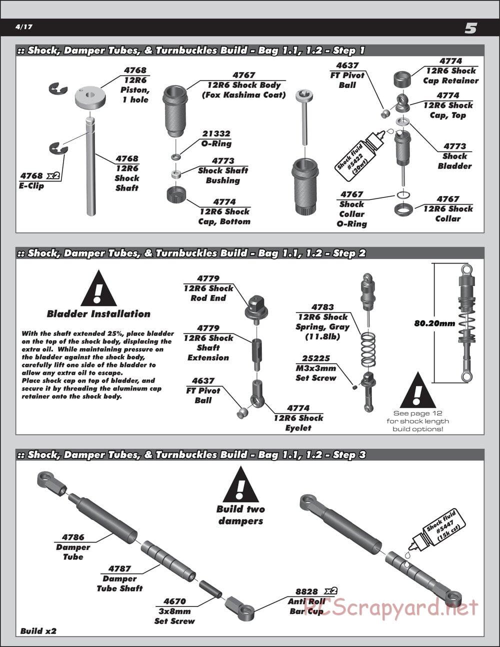 Team Associated - RC12R6 Factory Team - Manual - Page 5