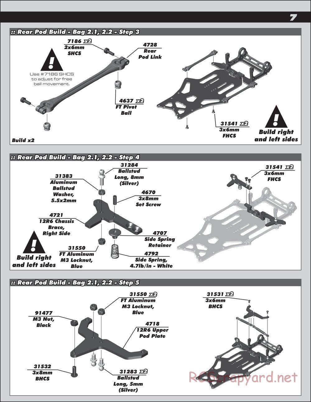 Team Associated - RC12R6 Factory Team - Manual - Page 7