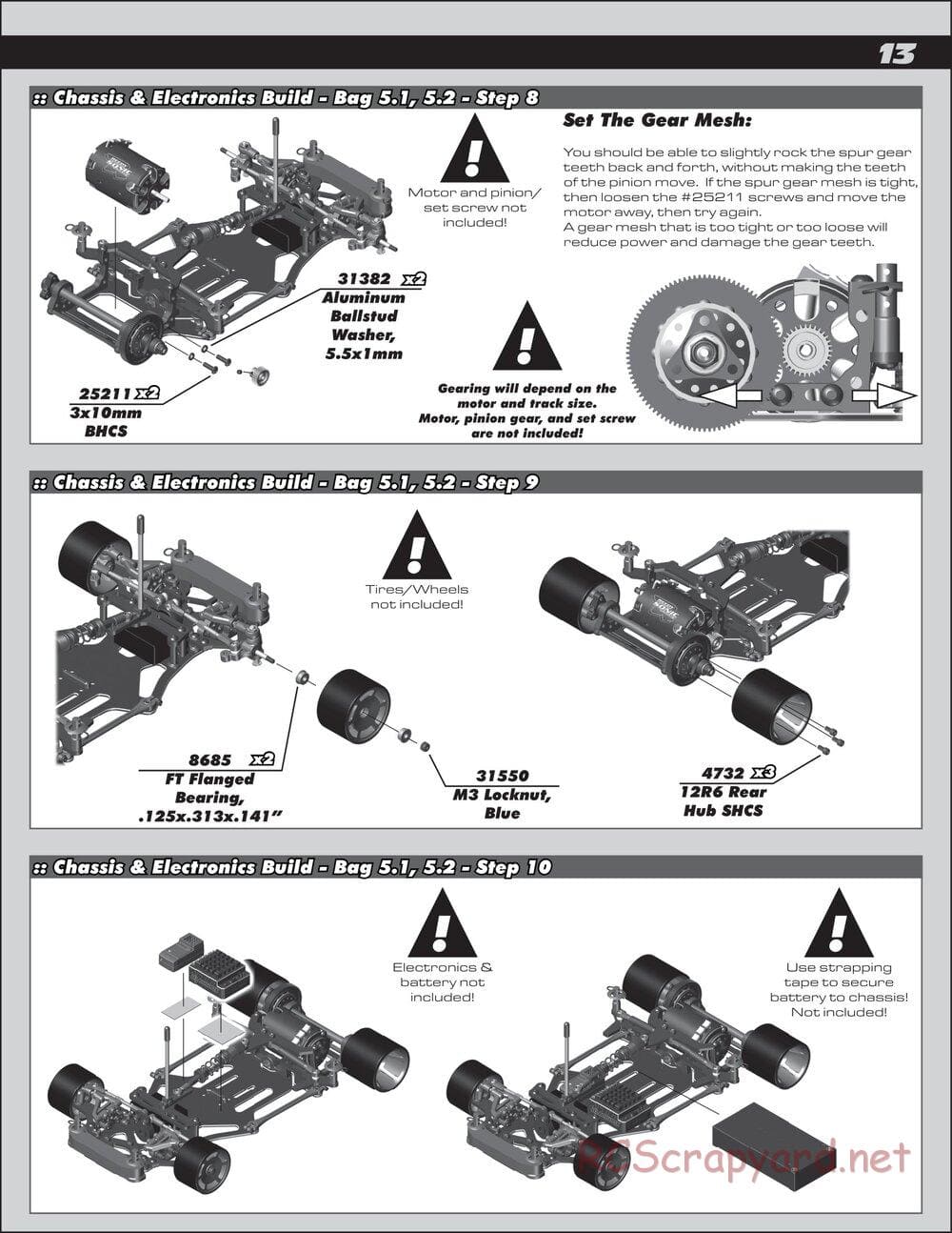 Team Associated - RC12R6 Factory Team - Manual - Page 13