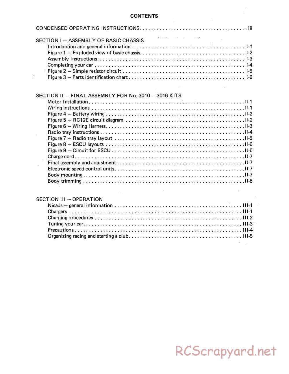 Team Associated - RC12E - Manual - Page 3