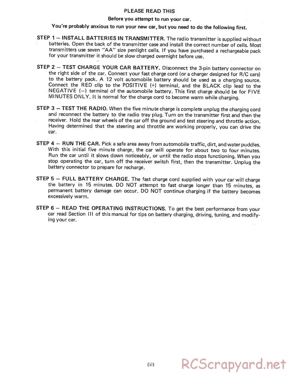 Team Associated - RC12E - Manual - Page 5