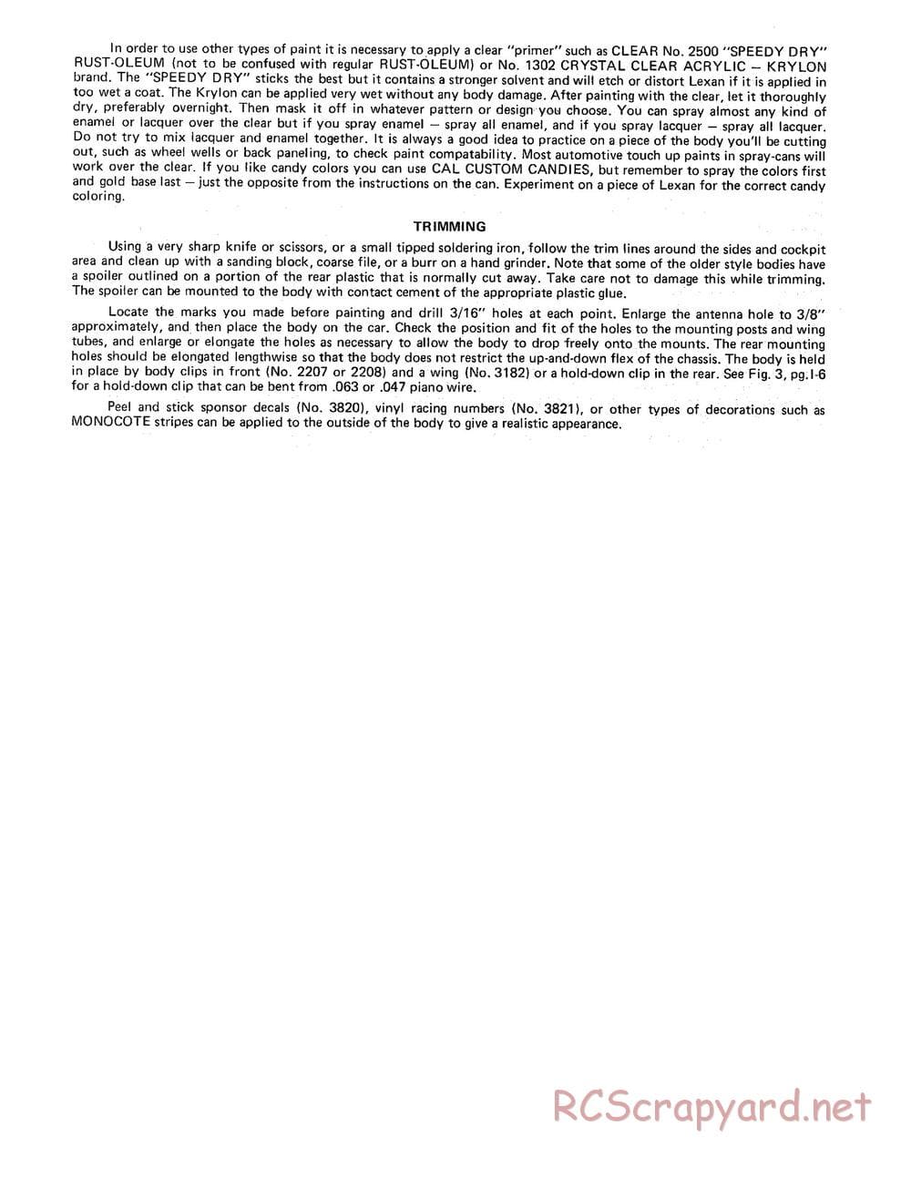 Team Associated - RC12E - Manual - Page 19