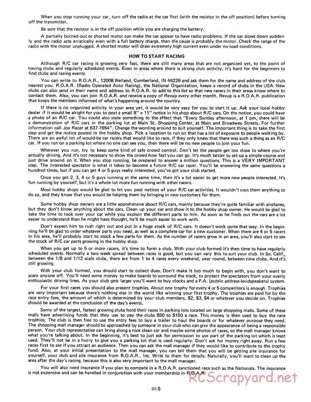 Team Associated - RC12E - Manual - Page 24