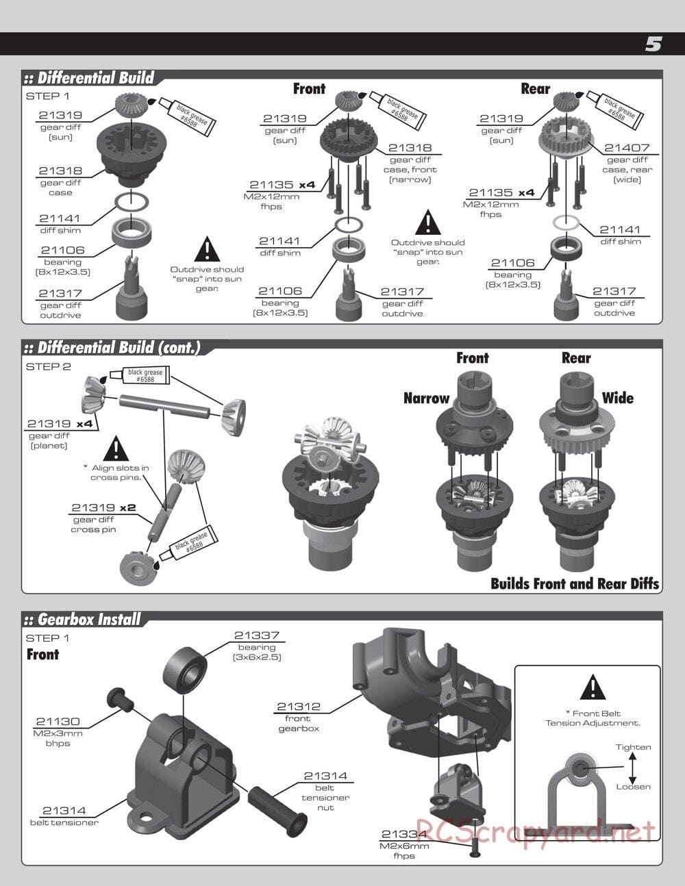 Team Associated - RC18B2/T2 Team Kit - Manual - Page 5