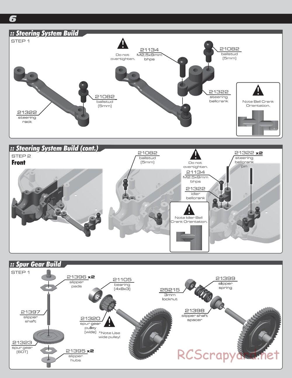 Team Associated - RC18T2 - Manual - Page 6