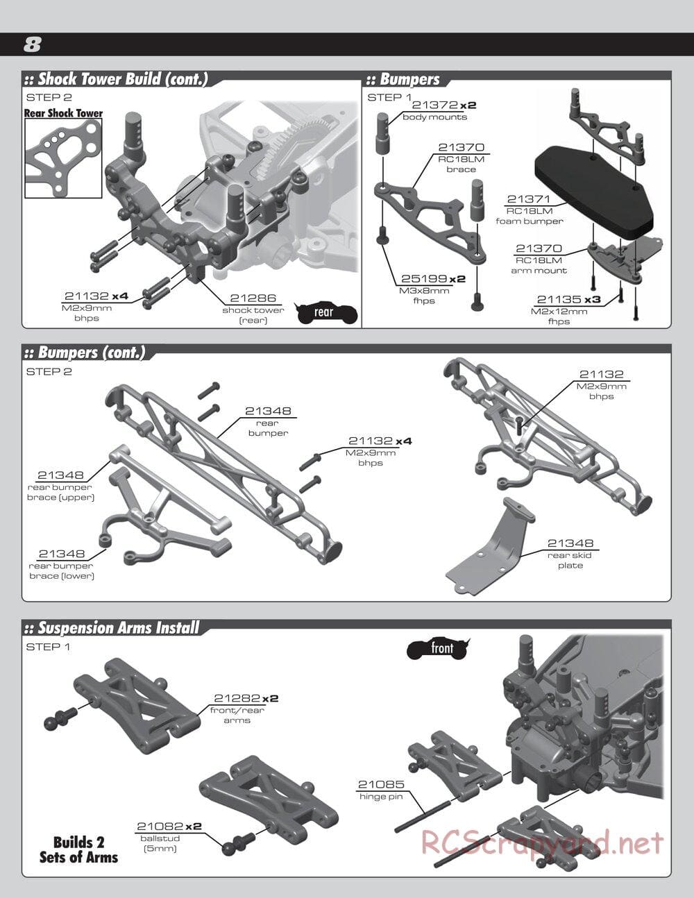 Team Associated - RC18 Late Model RTR - Manual - Page 8