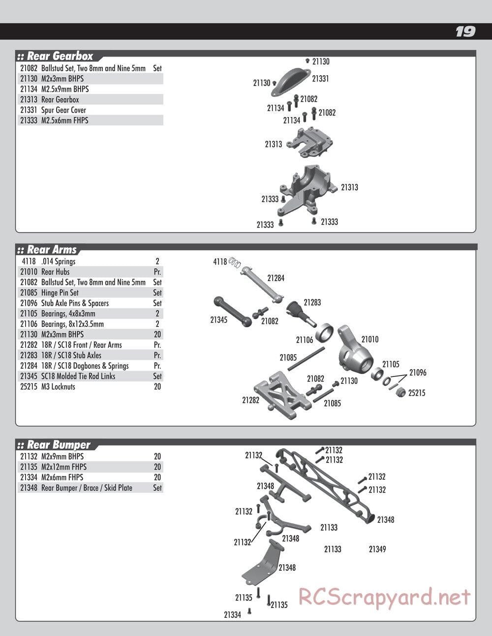 Team Associated - RC18 Late Model RTR - Manual - Page 19