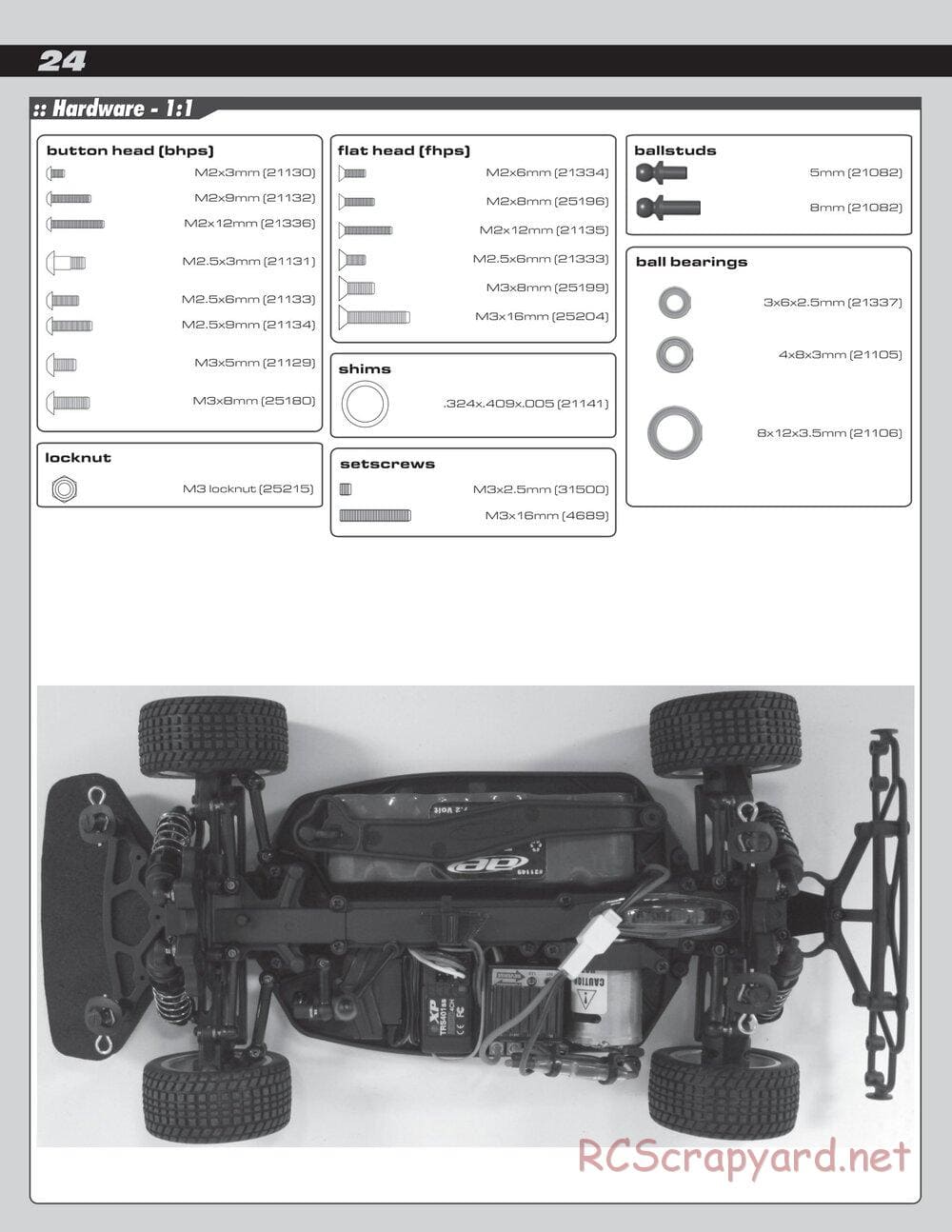 Team Associated - RC18 Late Model RTR - Manual - Page 24