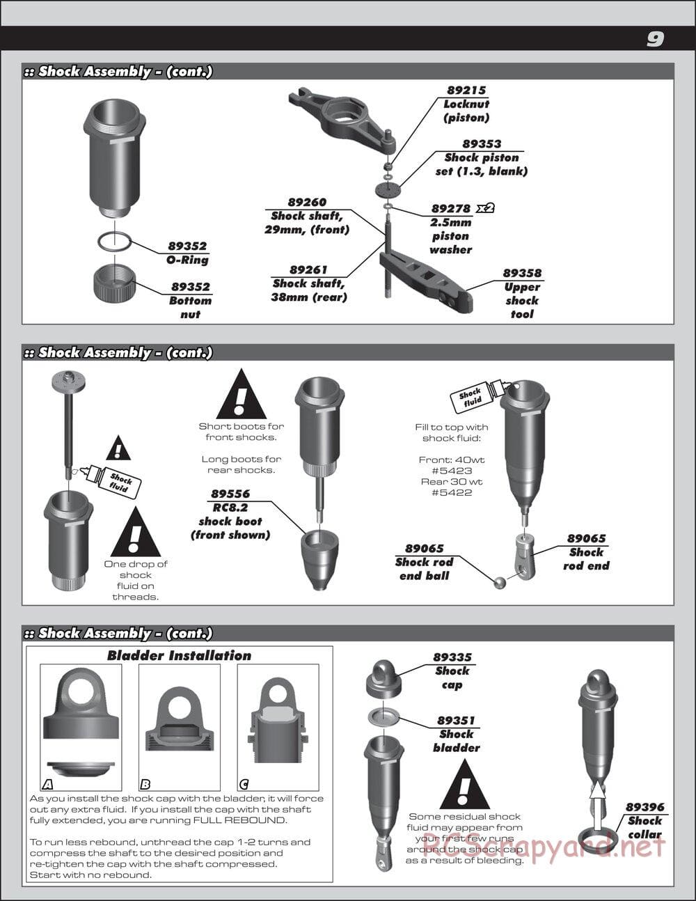 Team Associated - RC8.2 RS RTR - Manual - Page 9