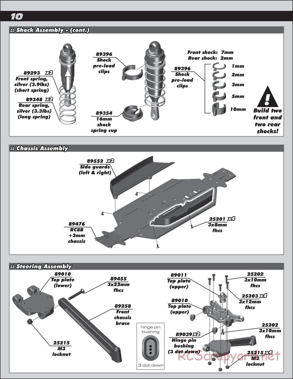 Team Associated - RC8.2 RS RTR - Manual - Page 10