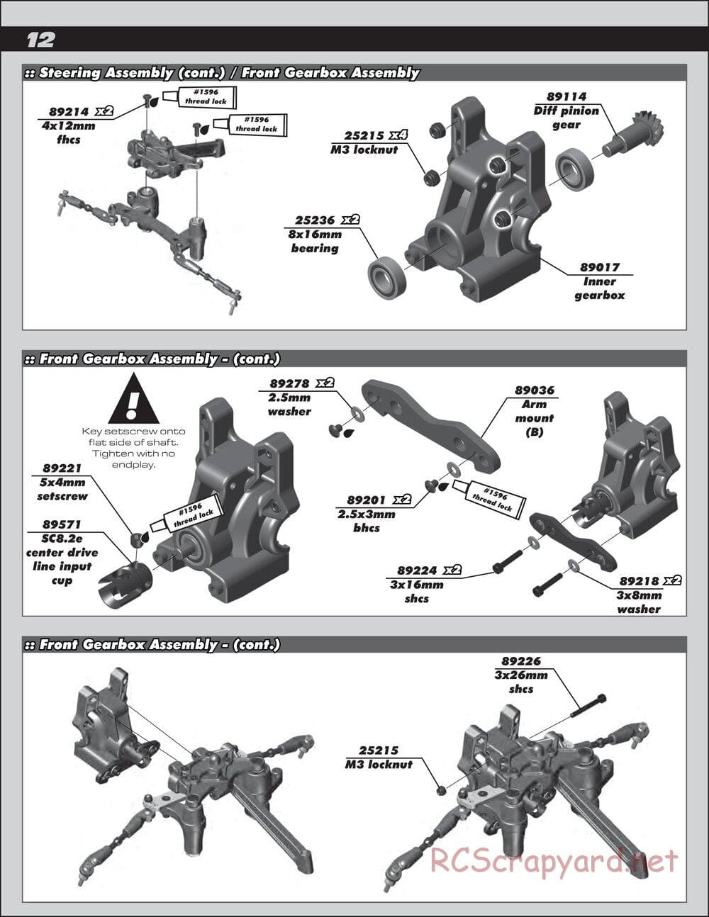 Team Associated - RC8.2 RS RTR - Manual - Page 12