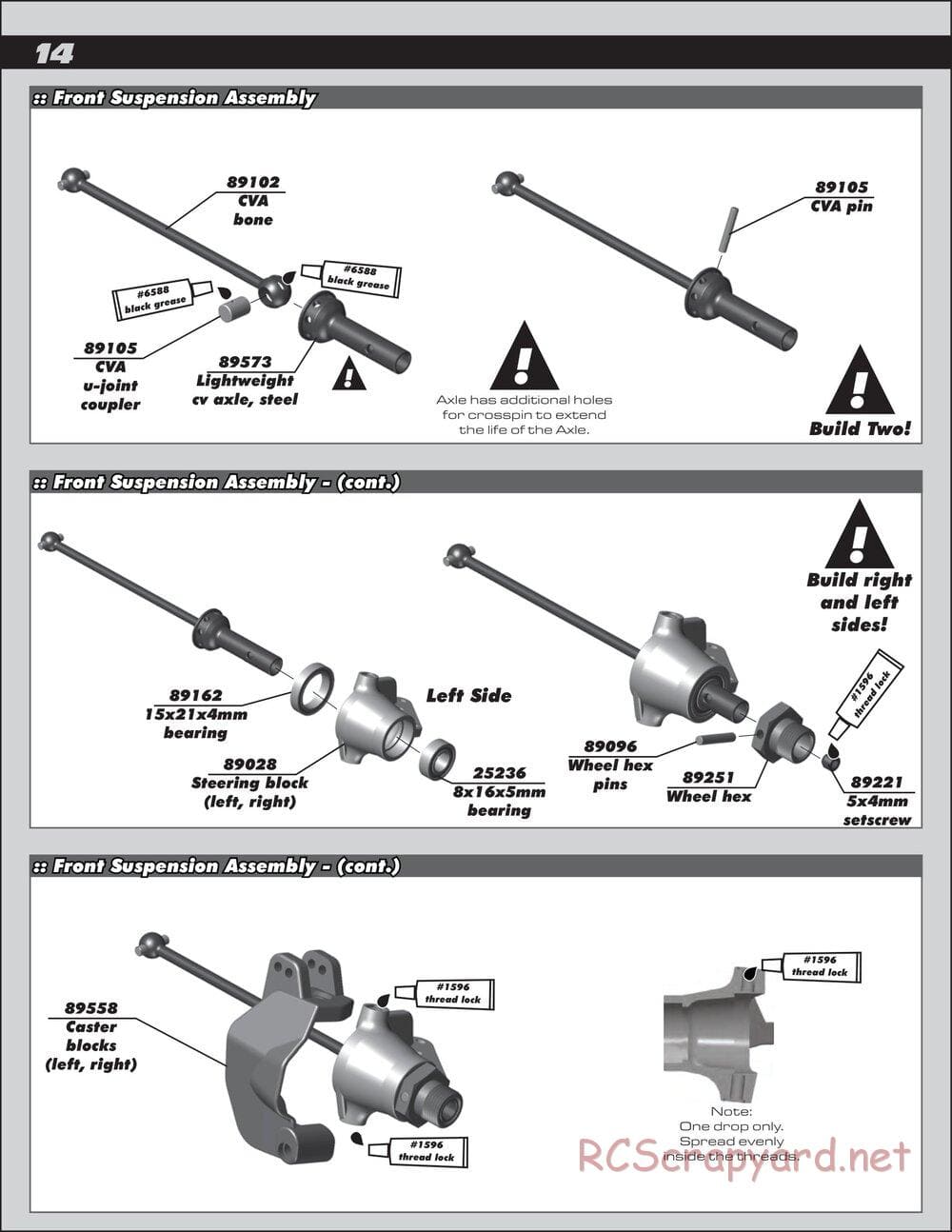 Team Associated - RC8.2 RS RTR - Manual - Page 14