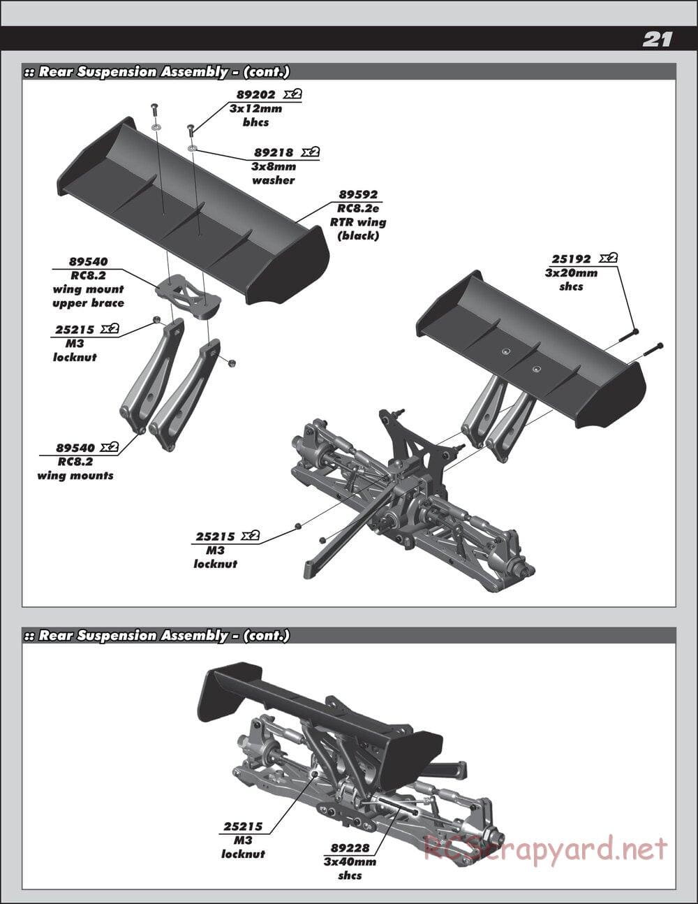 Team Associated - RC8.2 RS RTR - Manual - Page 21