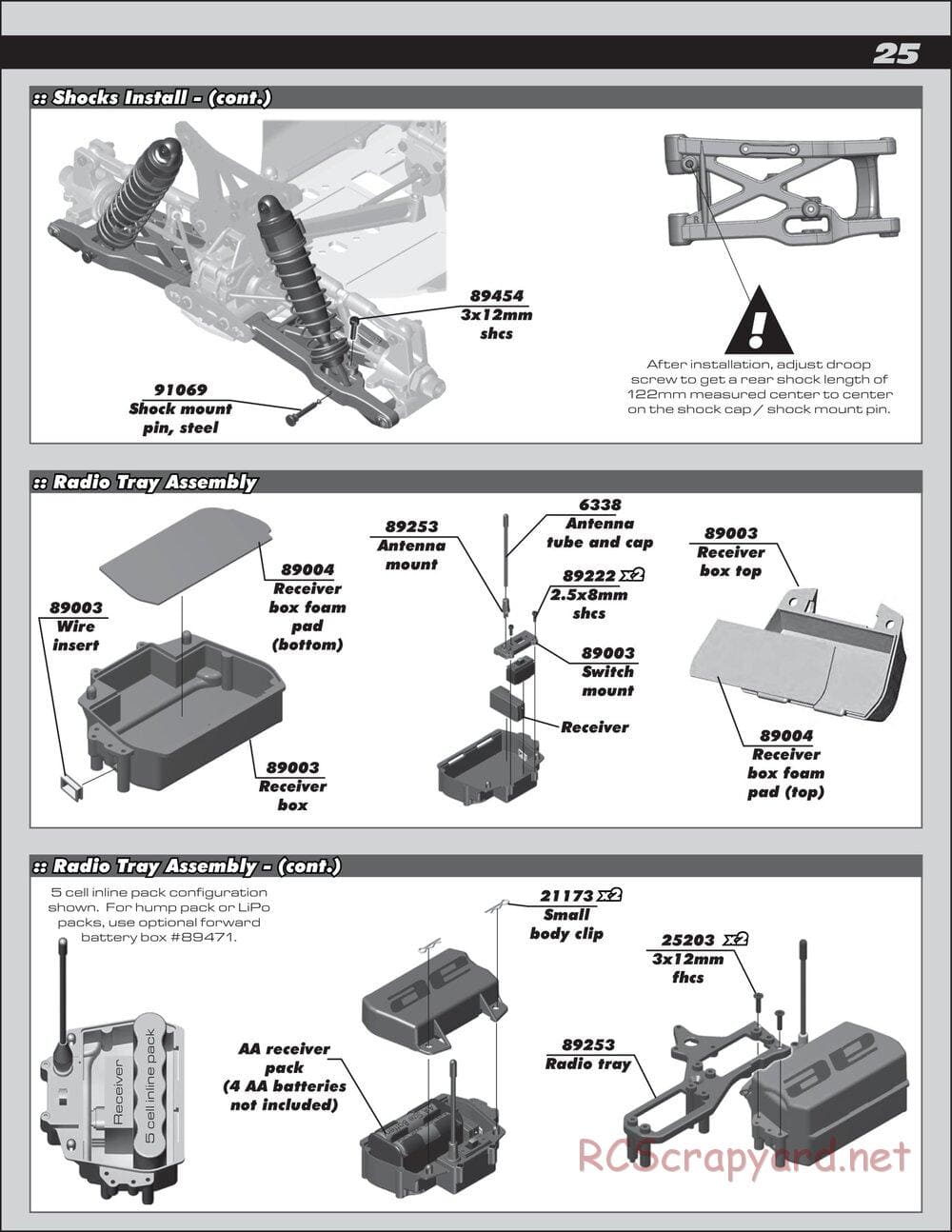 Team Associated - RC8.2 RS RTR - Manual - Page 25