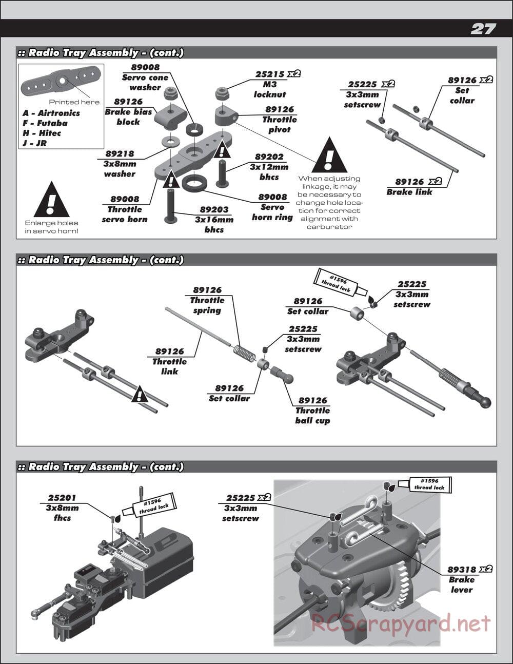 Team Associated - RC8.2 RS RTR - Manual - Page 27