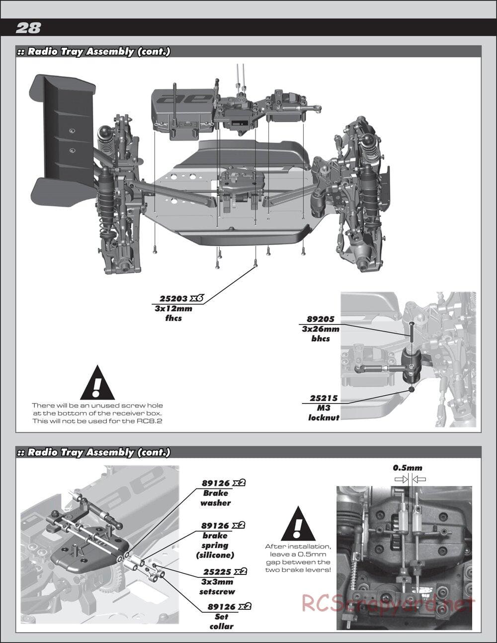 Team Associated - RC8.2 RS RTR - Manual - Page 28