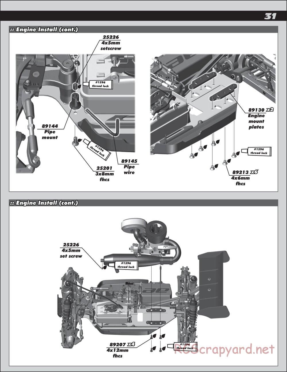 Team Associated - RC8.2 RS RTR - Manual - Page 31