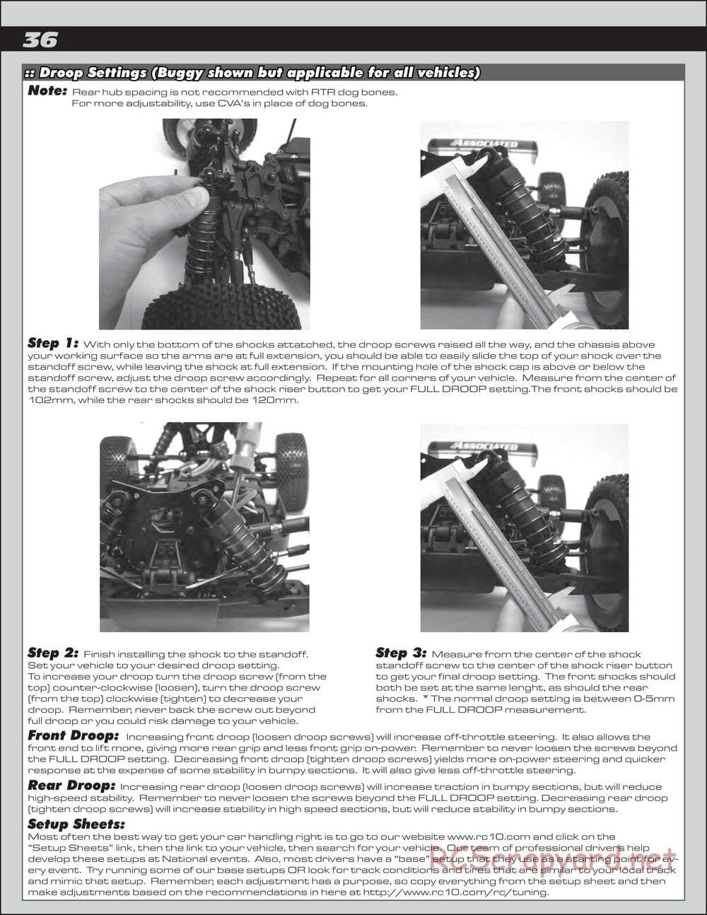 Team Associated - RC8.2 RS RTR - Manual - Page 36