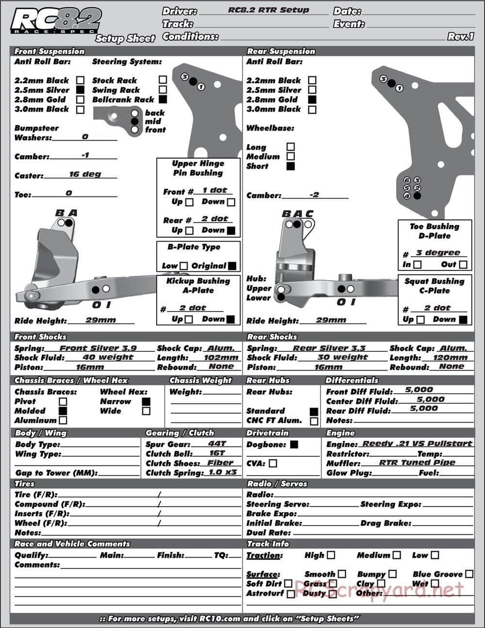 Team Associated - RC8.2 RS RTR - Manual - Page 51