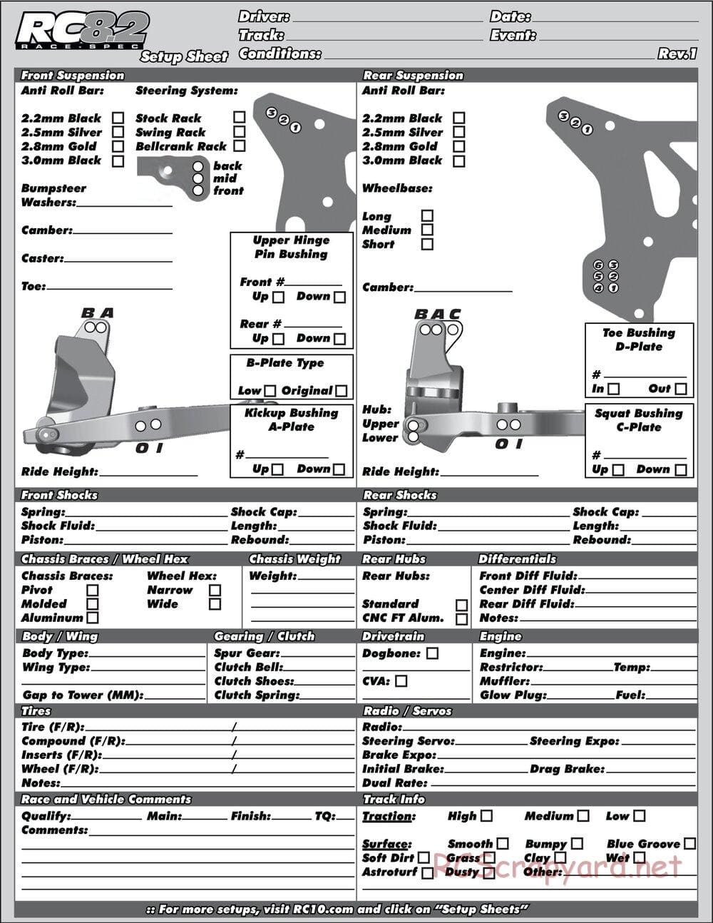 Team Associated - RC8.2 RS RTR - Manual - Page 53