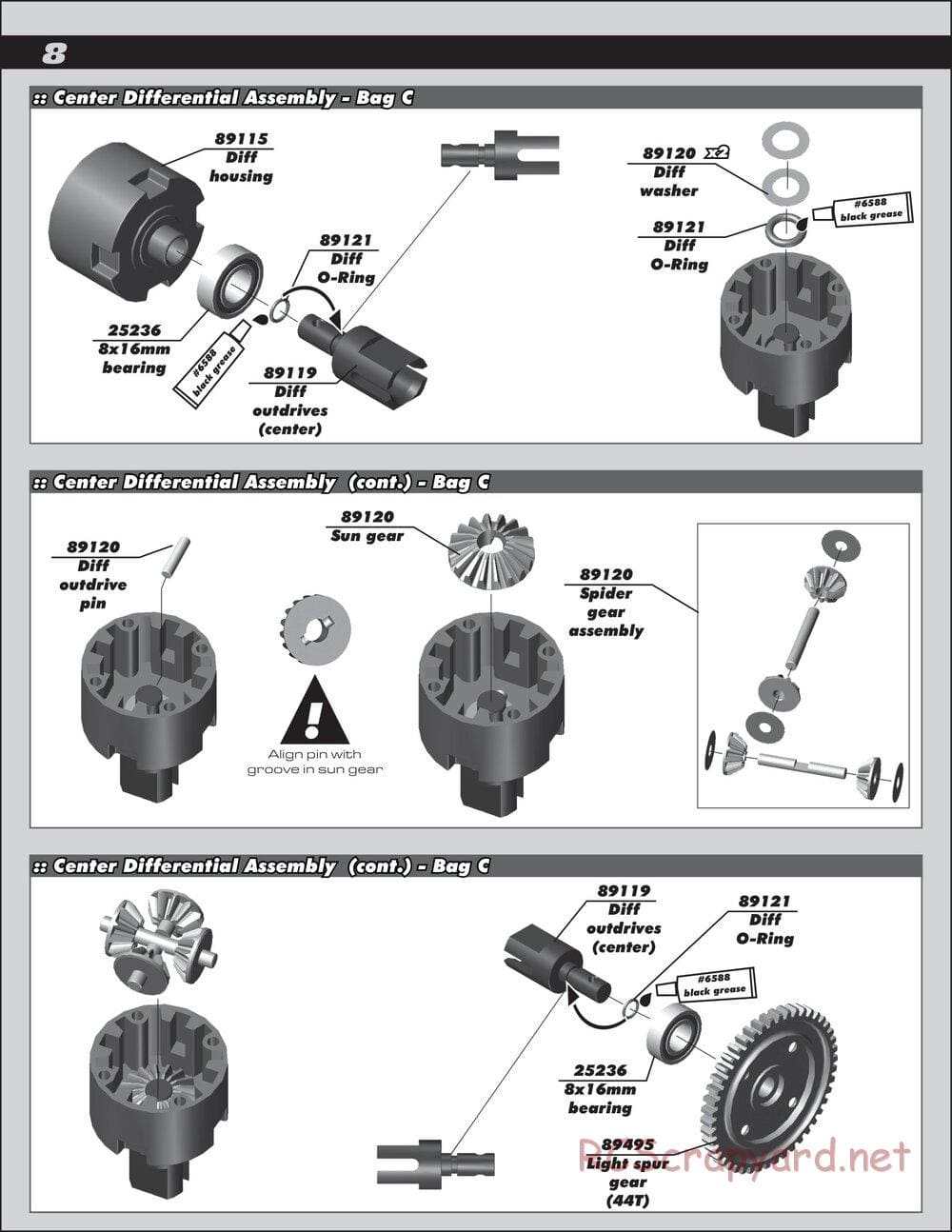 Team Associated - RC8.2 Factory Team - Manual - Page 8