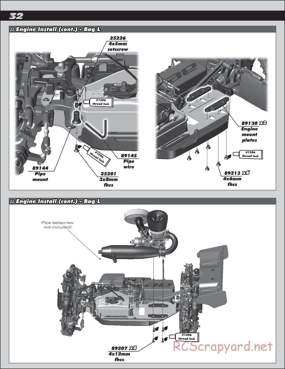 Team Associated - RC8.2 Factory Team - Manual - Page 32
