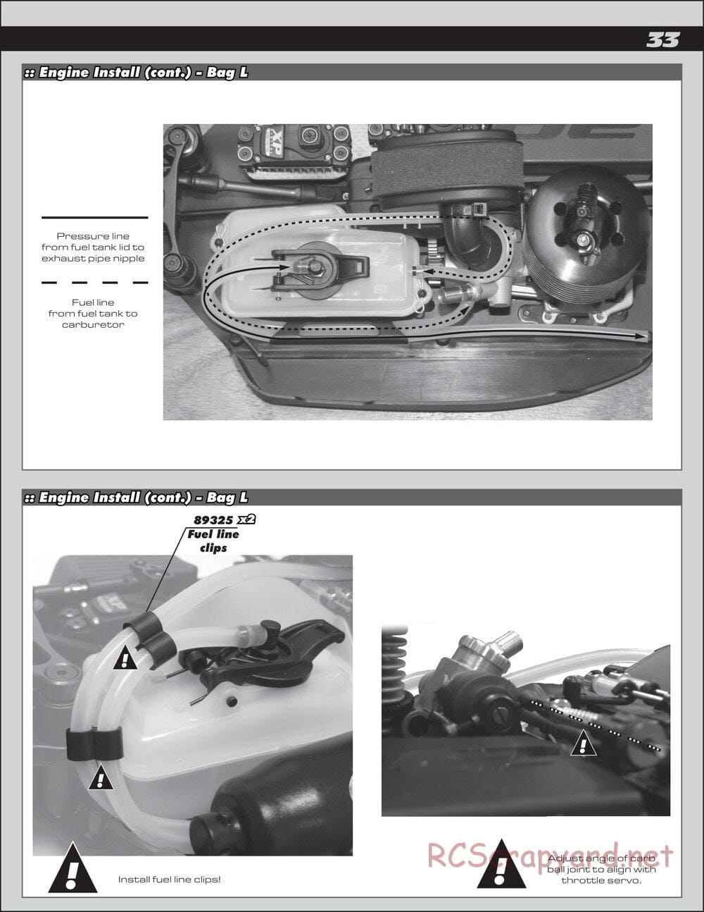 Team Associated - RC8.2 Factory Team - Manual - Page 33